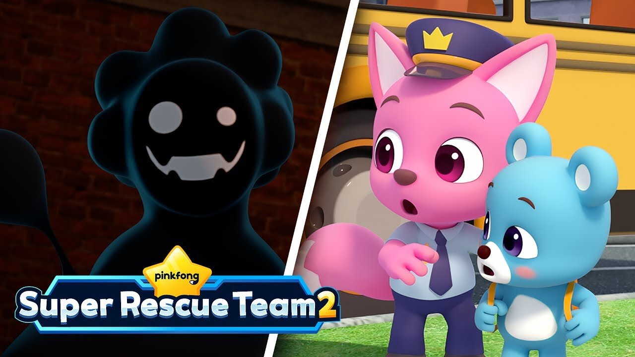 The Scary Monsters in the Alley + Bus Safety|S2|Pinkfong Super Rescue Team