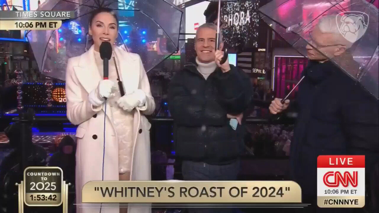 Comedian Whitney Cummings Roasts Dems & CNN On-Air During Network's New Year's Eve Broadcast: Part 2