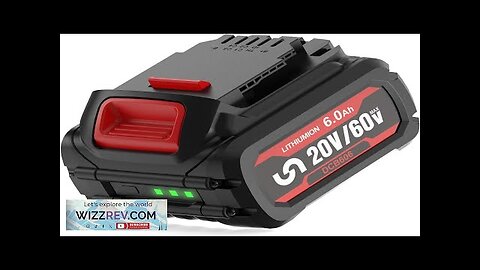 Replacement for Dewalt DCB609 6.0Ah Battery 20V / 60V Battery Compatible Review