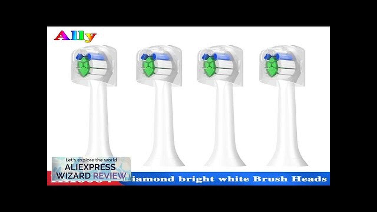 For Philips Sonicare W2 Optimal White HX6063/67 Replacement Brush Heads Diamond Clean Review