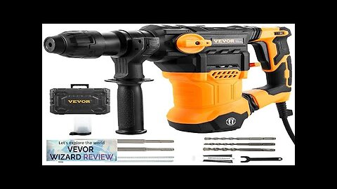 VEVOR Rotary Hammer Drill Corded Drills 1-1/4" 4 Modes SDS-Plus Chipping Hammers Review