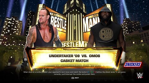 WWE 2k24 CasketMatch Undertaker vs Omos