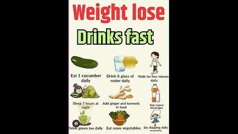 Weight loss drinks fast