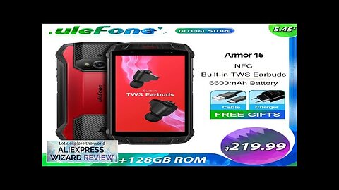 Ulefone Armor 15 Rugged Phone Android 12 Built-in TWS Earbuds Smartphone 6600mAh Review