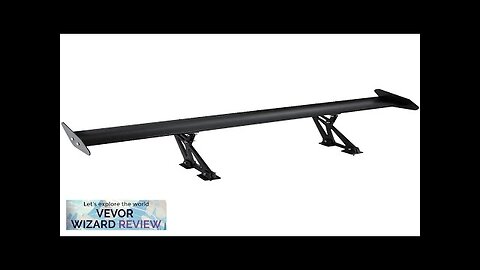 VEVOR Single Deck GT Wing Car Spoiler Adjustable Universal 43.3inch Lightweight Aluminum Review