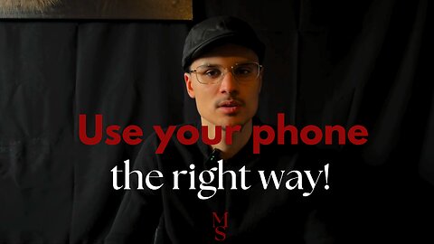 Your phone DISTRACTS you.. Use is RIGHT and limit DISTRACTIONS.