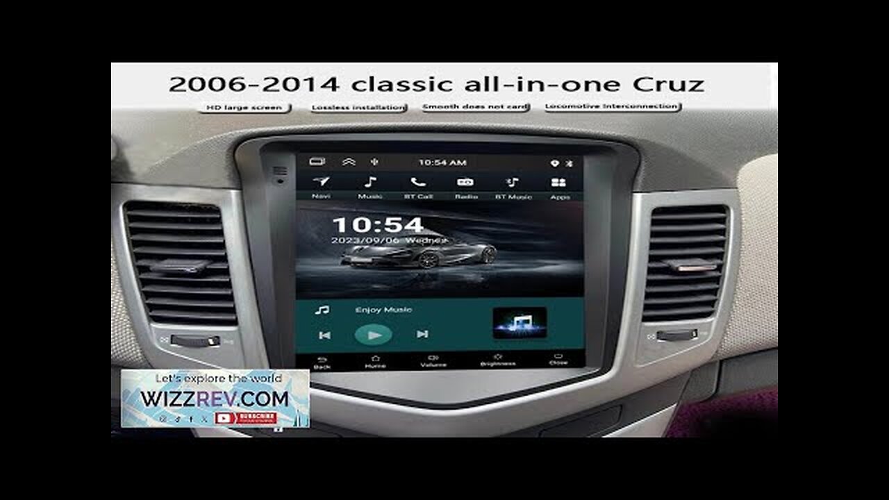 KNOWRO 9.7Inch Android 12 Carplay Auto 8Core DSP For Chevrolet Cruze 2008-2014 Review