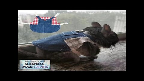 Walking Small Animals Pet Harness for Chinchillas Rabbits Denim Bunny Guinea Pig Review