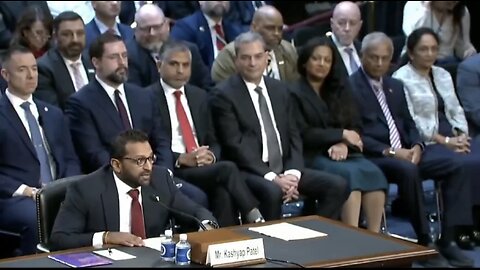 KASH PATEL MAKE OPEN STATEMENT🇺🇸🪽🏅🏛️AT CONFIRMATION🇺🇸🏛️💫