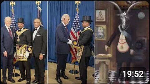 THEY AREN'T HIDING IT ANYMORE! BIDEN OPENLY BECOMES A MASTER MASON OF THE BLACK PRINCE HALL ORDER!