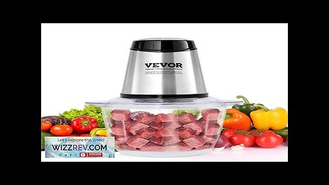 VEVOR Food Processor Electric Meat Grinder with 4 Stainless Steel Blades 400W Review