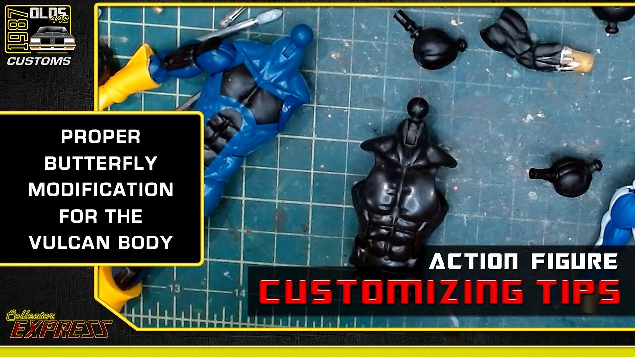 Action Figure Customizing Tips & Tutorials - Marvel Legends Vulcan Butterfly Modification