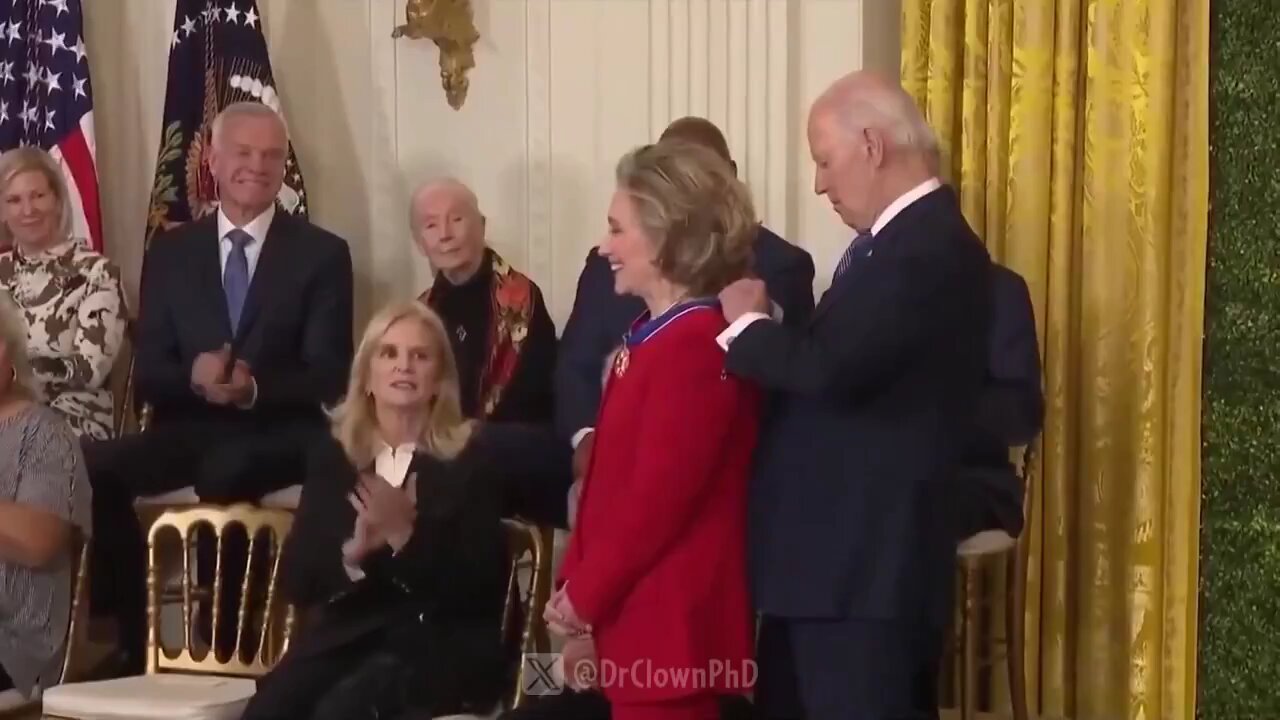 leaked video of Hillary receiving medal of satan