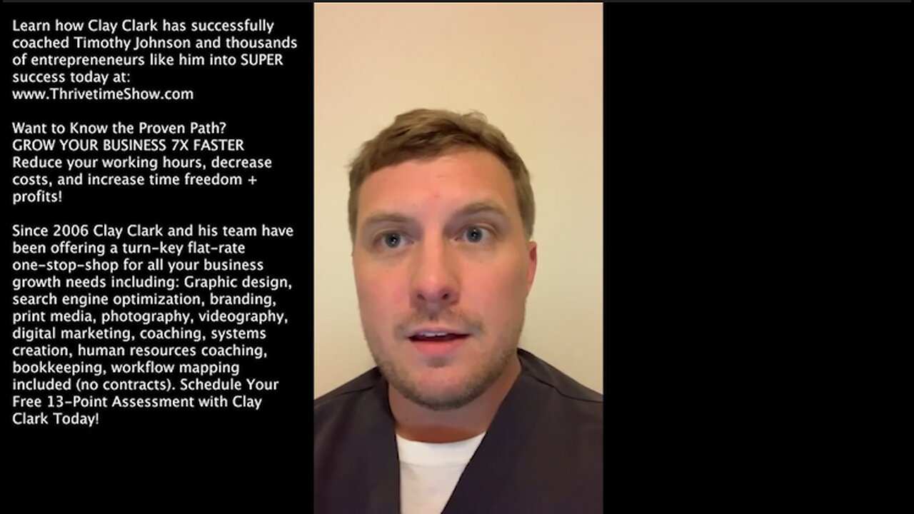 Clay Clark Client Success Story | "I've Learned About the Importance of Being At the Top of Search Engines & It's Really Changed Our Business! Systemization & Processes." - Doctor Timothy Johnson (Ophthalmologist)