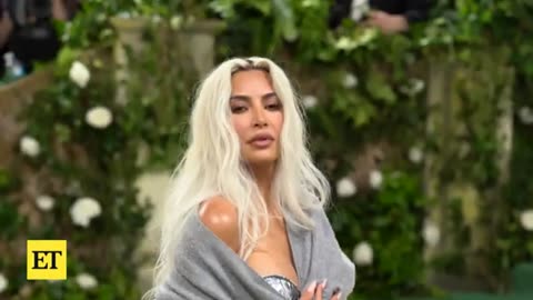 Kim Kardashian STRUGGLES to Breathe in Extreme Corset at Met Gala 2024!