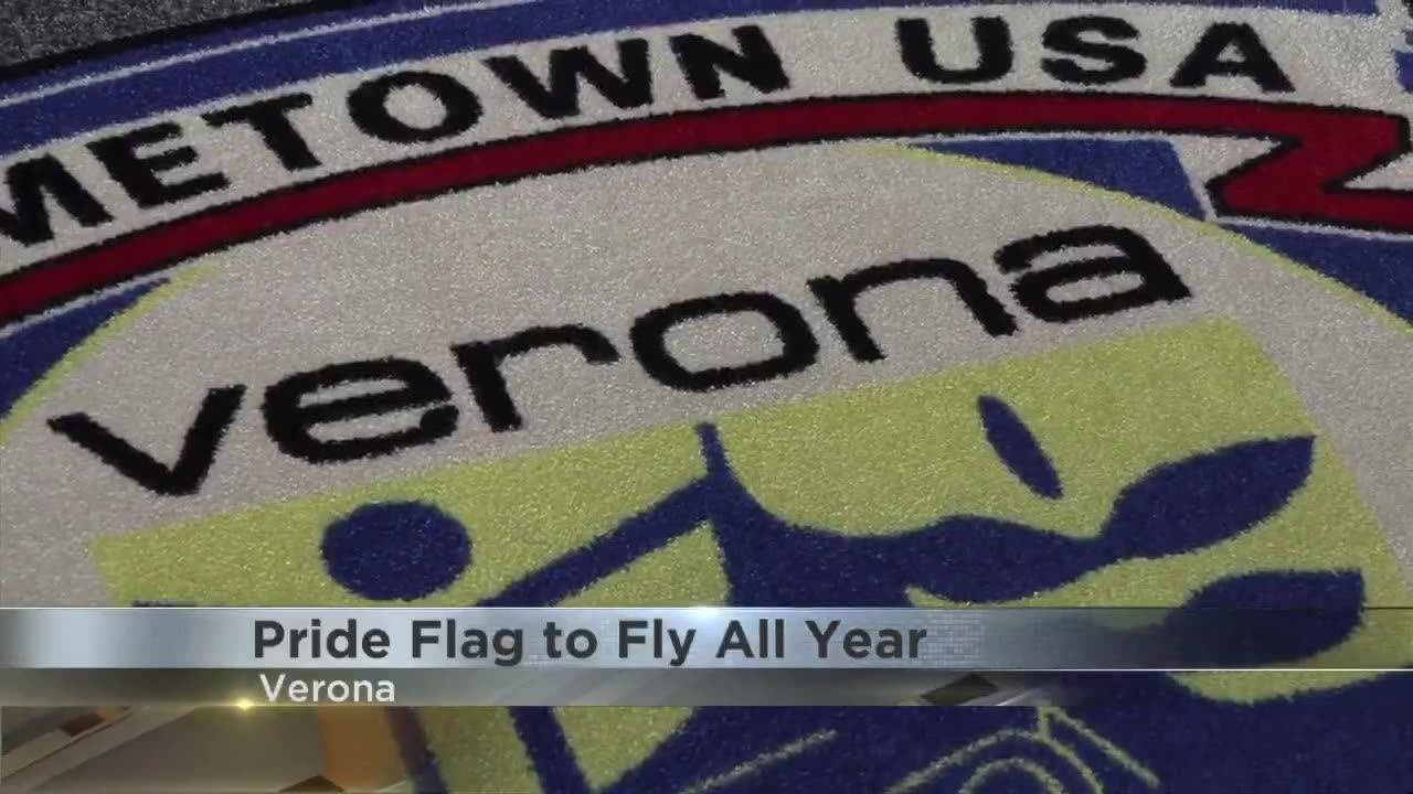 The city of Verona, Wisconsin decided to fly the Pride Flag at its city center and