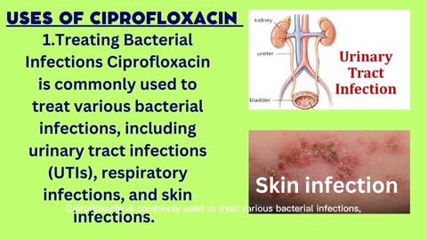 Uses of ciprofloxacin