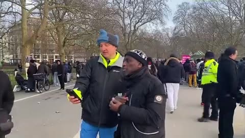 A Trinitarian Christian Tried To Prove To Lamin At Speakers Corner That Jesus Died For Our Sins!!!