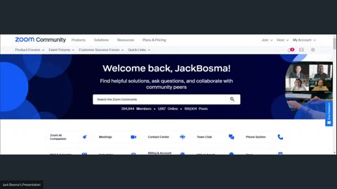 The Zoom Community With Jack Bosma 1