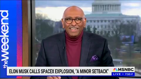 A-hole MSNBC host taunts Elon Musk over second spacecraft to explode