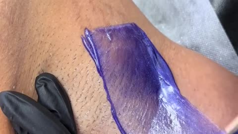 Underarm Waxing Challenge with Sexy Smooth Hypnotic Purple Seduction Wax! @banksbeautybar.co