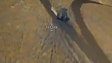 Drone Lining Up to Strike When Heavily Armored Russian APC Hits a Mine(INSANE)