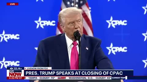 FULL SPEECH: President Trump speaks at CPAC |