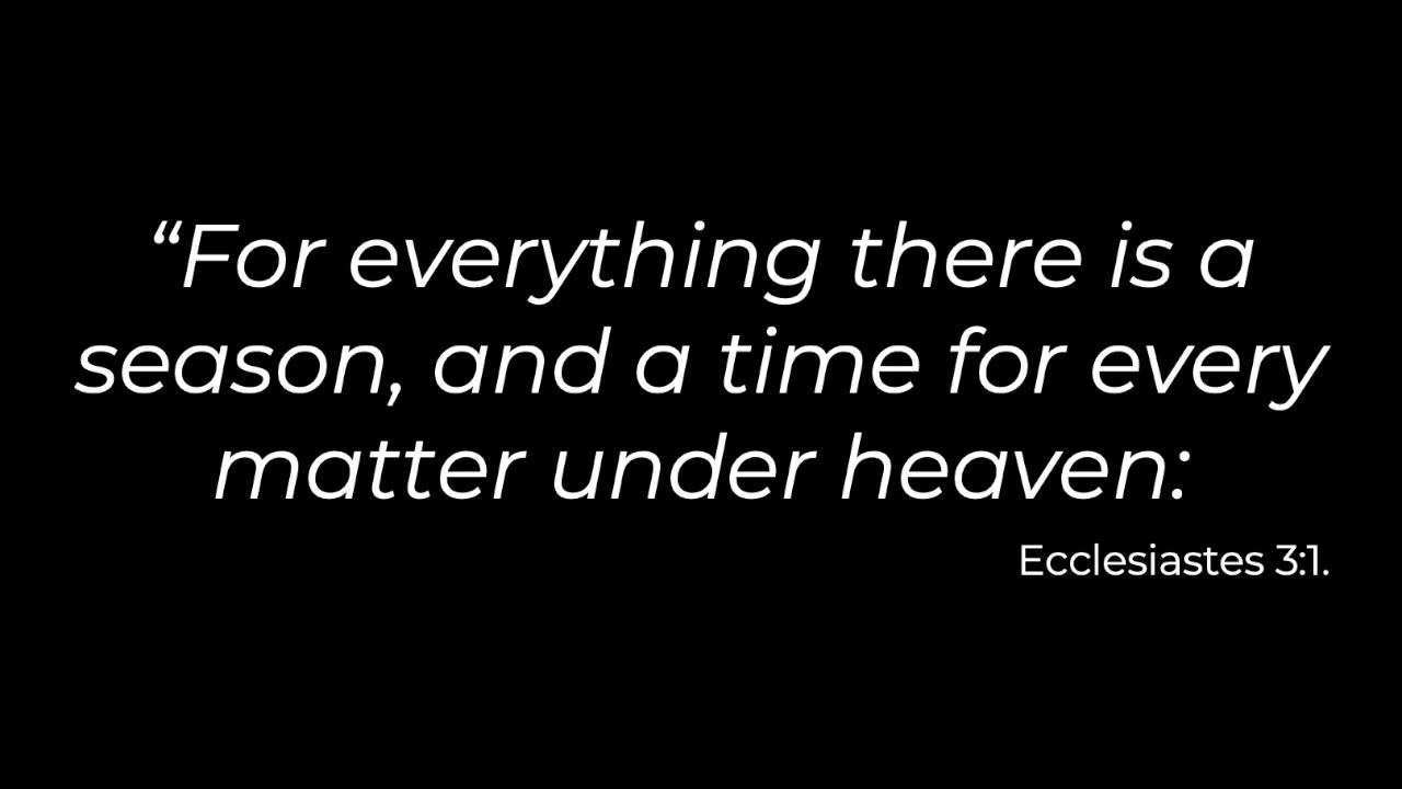 For Everything There is a Season. Ham Lane Church of Christ 1947-2024