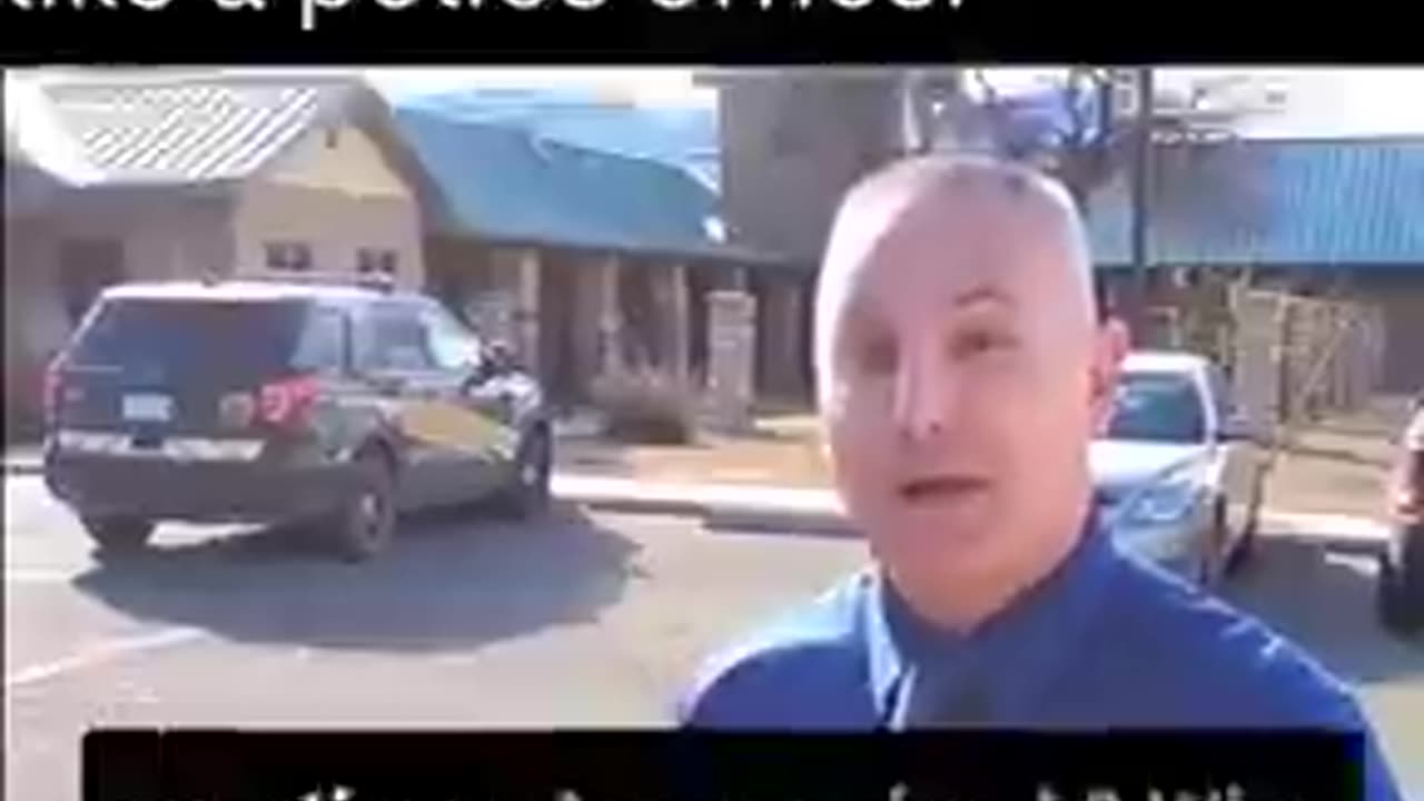 Guy talks to a police officer like a police officer