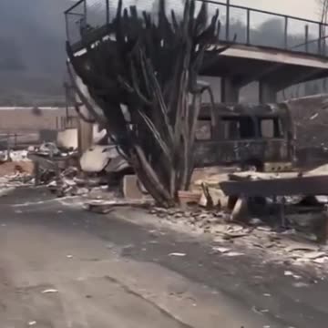 Both Houses and Cars are Burned Down