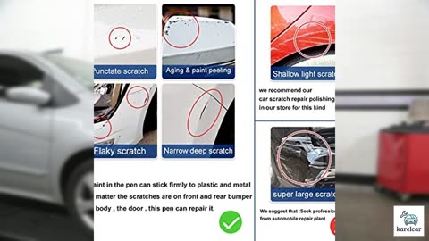 Car Touch Up Paint Pen Silver for Toyota CAMRY