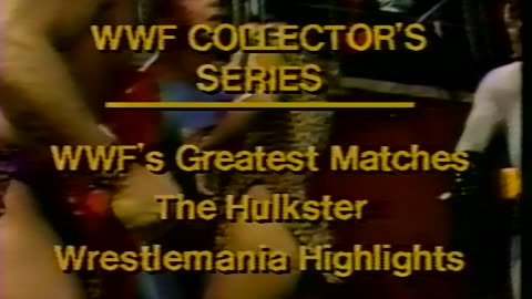 wrestling video from 1985