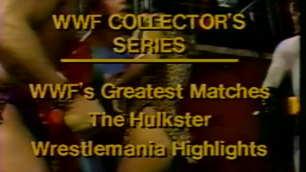 wrestling video from 1985