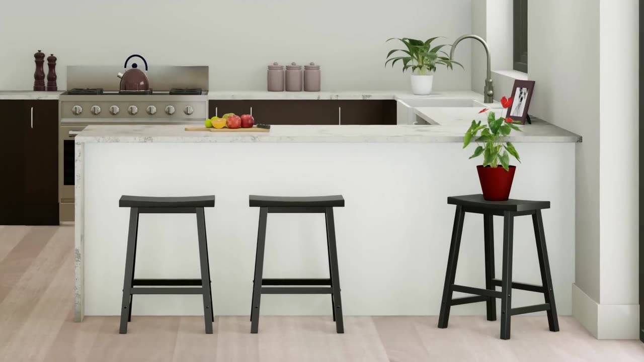 Upgrade Your Kitchen with Stylish Saddle Counter Stool