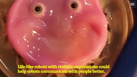 This smiling face is made from living human skin cells: part of an experiment to let robots show emotion