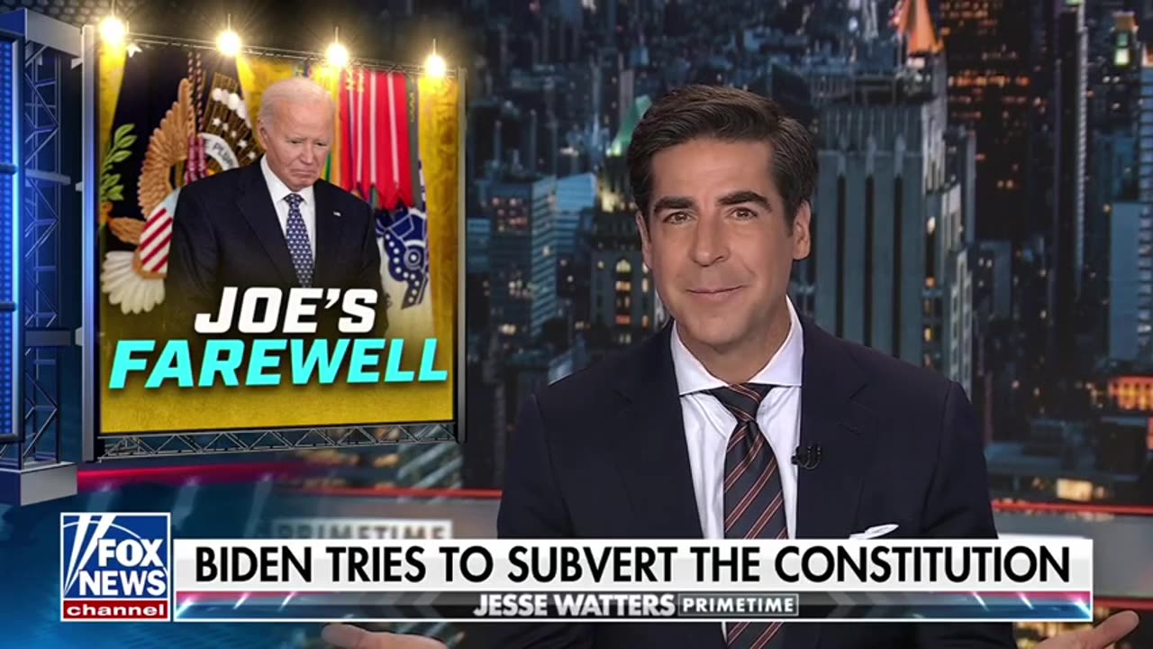 Watters: Biden's Leaving Office Totally Dejected