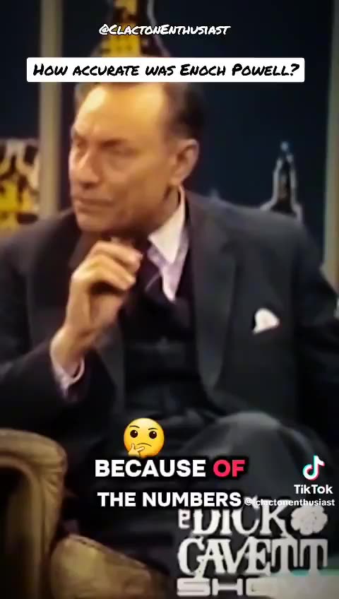 Enoch Powell. Was he racist or was he just right??