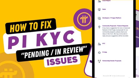 #Pi Network KYC Pending Problem and Solution ||Pi Network KYC Verification Kaise Kare