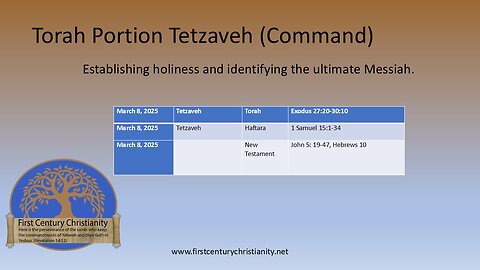 Messianic Torah Portion Tetzaveh