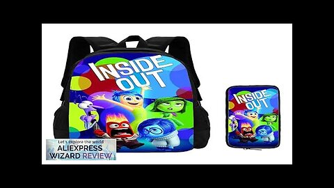 2Pcs Set Inside Mochila Out School Backpack with Pencil Case Cartoon School Review