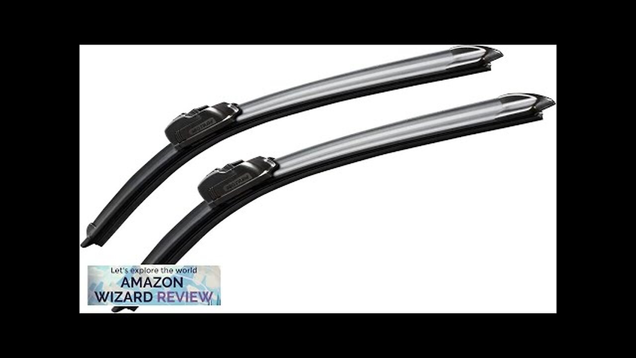 MOTIUM OEM QUALITY Premium All-Season Windshield Wiper Blades (22"+22" pair for front Review