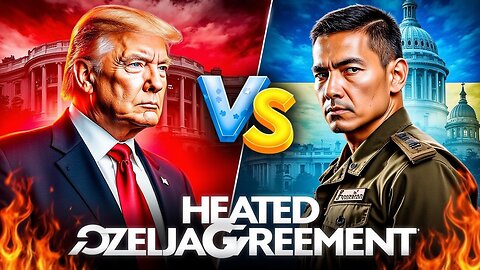 "Trump and Ukraine's President Zelenskyy in Heated Clash – What Happened? 🔥🇺🇸🇺🇦"