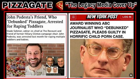 PIZZAGATE 🍕 - "The Legacy Media Cover Up"