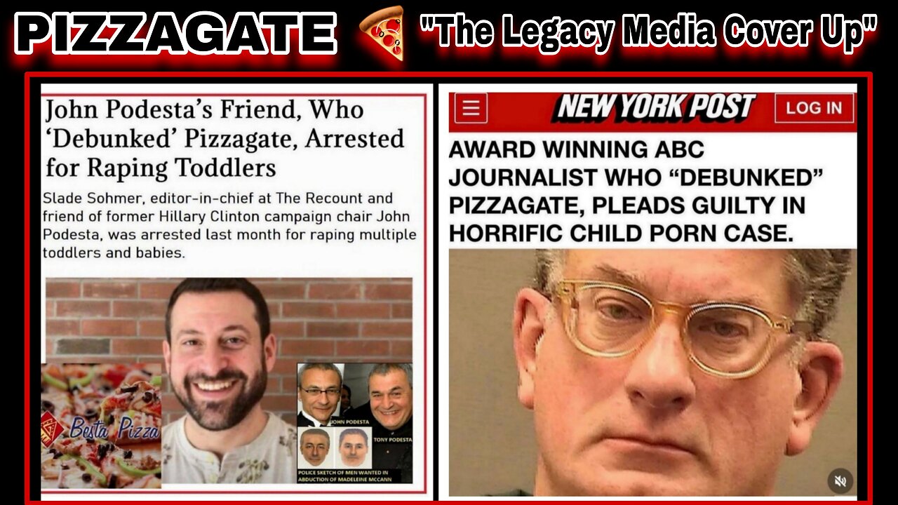 PIZZAGATE 🍕 - "The Legacy Media Cover Up"