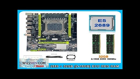 X79 Motherboard Xombo Kit Set LGA 2011 Xeon E5 2689 CPU DDR3 Review