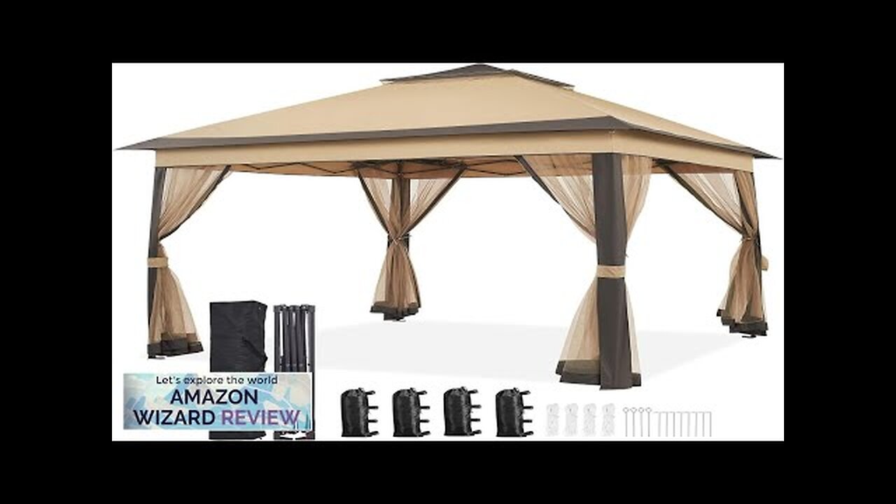 Yaheetech 11x11 Pop Up Gazebo Outdoor Canopy Shelter Instant Patio Gazebo Sun Review