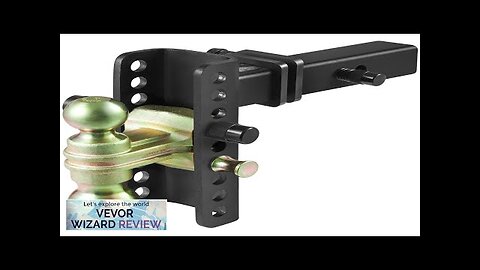 VEVOR Adjustable Trailer Hitch 6-Inch Drop & 4.5-Inch Rise Hitch Ball Mount Review