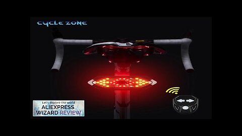 Bicycle Turn Signal Rear Light Remote Bike Lights USB Rechargeable LED Bicycle Review