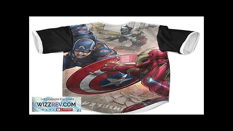 Marvel Comics Civil War Iron Man Vs Captain America MLB Shirt Review