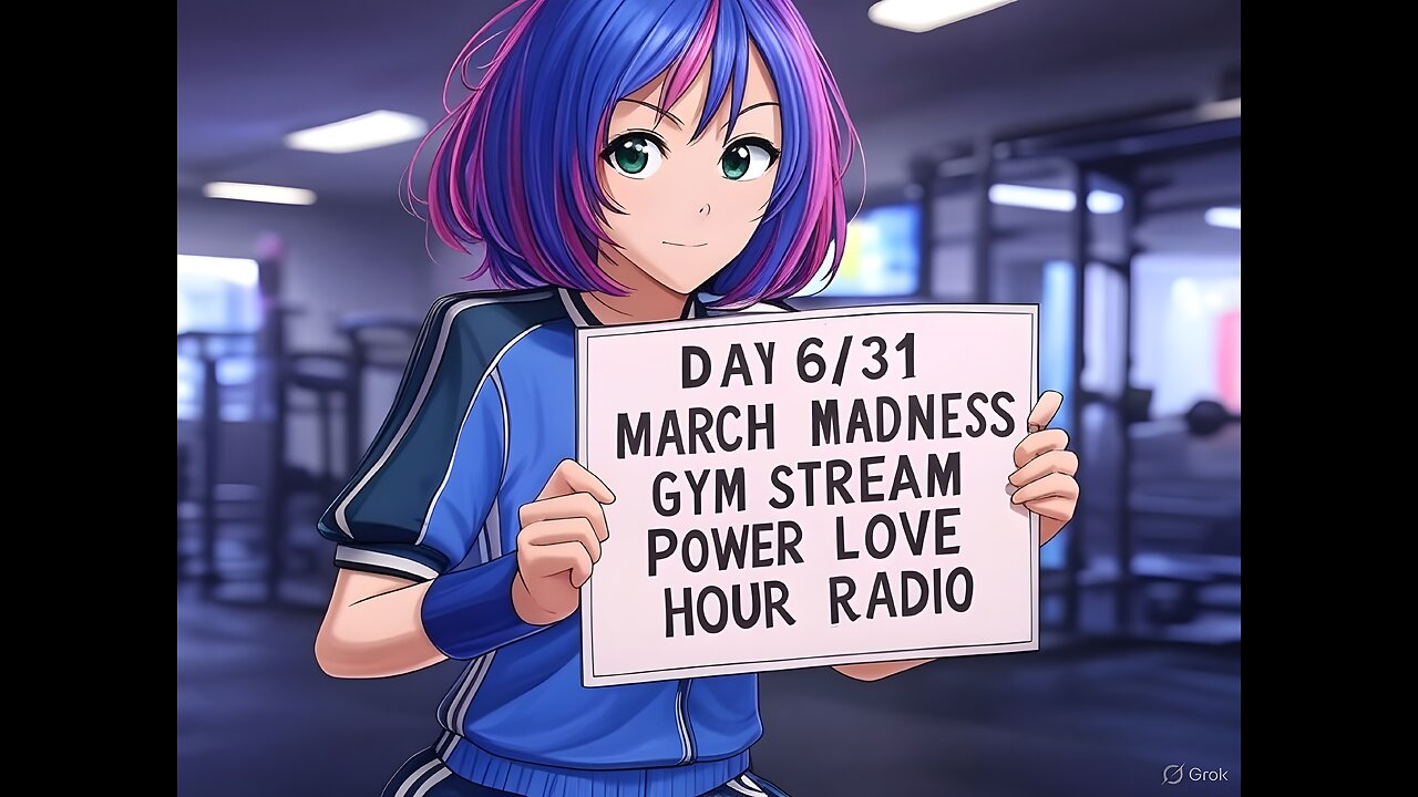 DAY 6/31 MARCH MADNESS GYM STREAM POWER LOVE HOUR RADIO